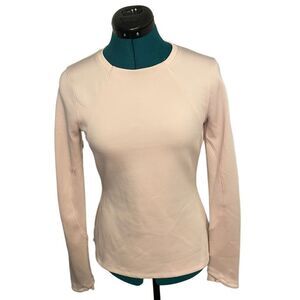 Under Armour Coldgear Women's Crew Neck Fitted Long Sleeve Size XS Baby Pink 136